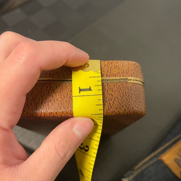 Vintage Mid Century Modern Farrington Texol Jewelry Box Brown - Picture 10 of 10